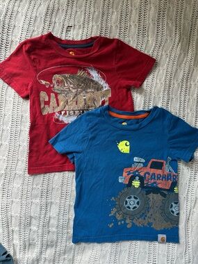 Carhartt Red & Blue Kids Graphic Tees